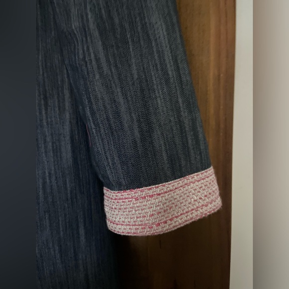 Della Spiga long blazer , original blazer , flower print , size 8 - Picture 5 of 12